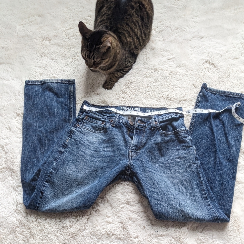 Levi Strauss & Co Signature Straight Jeans 30x32